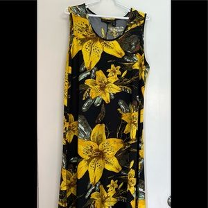 Attitudes by Renee Tropical Maxi Dress 1XP NWOT